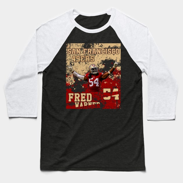 Fred warner || san francisco 49ers Baseball T-Shirt by Aloenalone